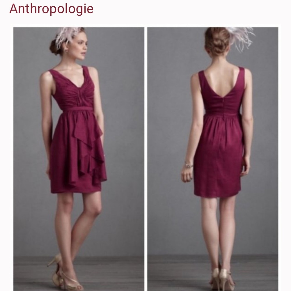 BHLDN Anthropologie Vivacity Shift by Quillaree Size 4, zipper needs repair
